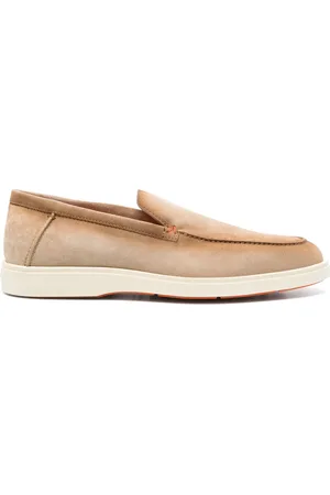 santoni Loafer aus Wildleder