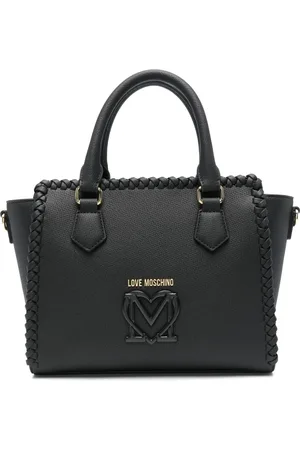 Moschino Kleine Handtasche mit geflochtenem Detail