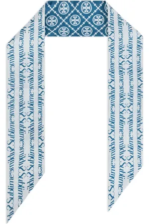 Tory Burch Schal mit Monogramm-Print