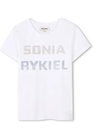 Sonia Rykiel Enfant T-Shirt mit Strass-Logo