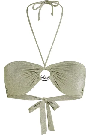 Karl Lagerfeld Bikinioberteil mit Logo-Ring