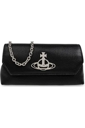 Vivienne Westwood Clutch mit Logo-Schild