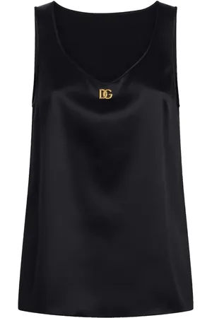 Dolce & Gabbana Bluse mit DG-Schild