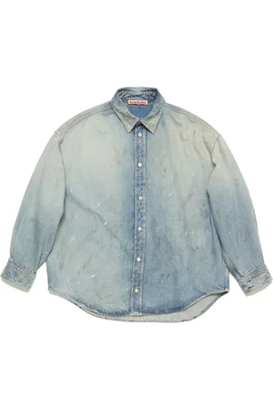 Acne Studios Jeanshemd mit Knopfleiste