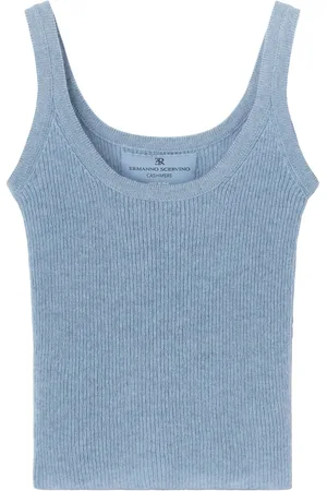 ERMANNO SCERVINO Kaschmir-Tanktop mit Perlenstickerei