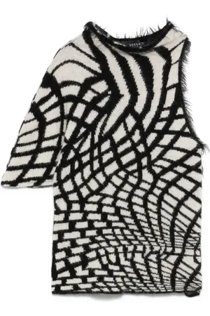 VERSACE 2000s One-Shoulder-Top