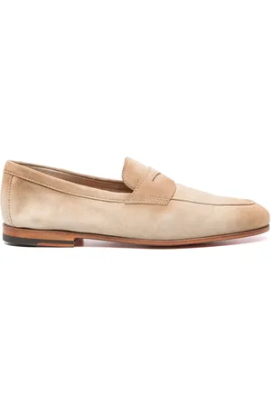 santoni Loafer aus Wildleder