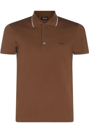 Ermenegildo Zegna Poloshirt mit Logo-Stickerei