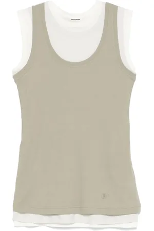 Jil Sander Trägershirt im Layering-Look