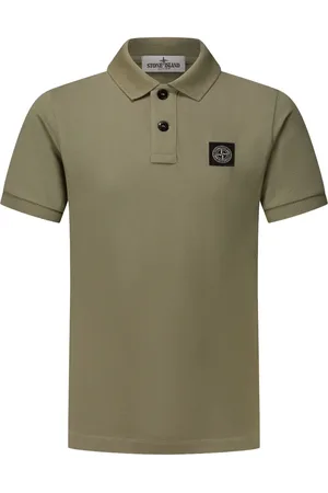 Stone Island Poloshirt mit Kompass-Motiv