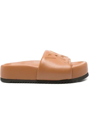 vic matiè Sandalen mit Logo-Prägung