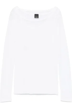 Pinko Langärmeliges T-Shirt aus Gaze