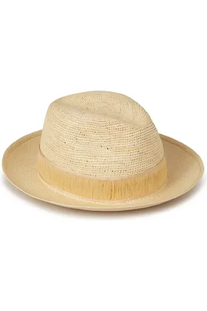Borsalino Fedora aus Stroh