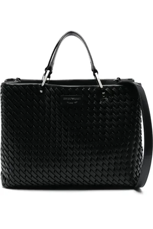 Emporio Armani Gewebte Tote Bag