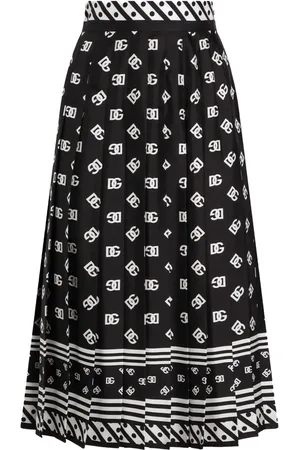 Dolce & Gabbana Midirock mit Monogramm