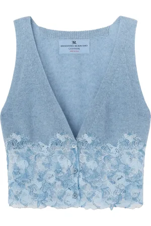 ERMANNO SCERVINO Top aus Kaschmir mit Spitze