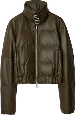 Burberry Gefütterte Lederjacke