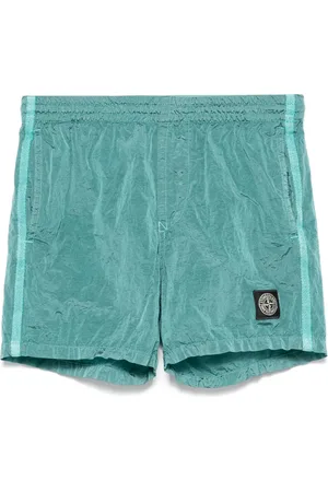 Stone Island Badeshorts mit Kompass-Motiv