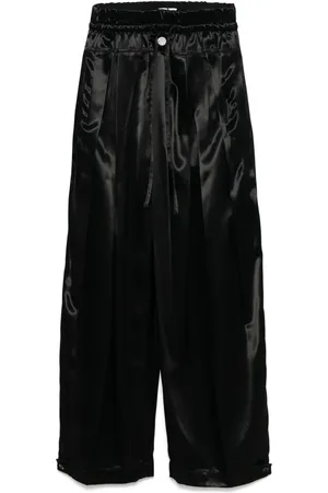 Jil Sander Palazzohose aus Satin