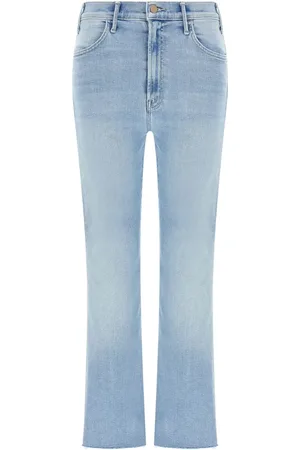Mother The Hustler Jeans mit ausgefransten Kanten