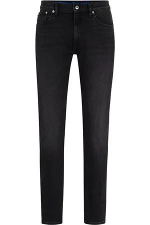 HUGO BOSS Schmale Jeans mit Stone-Wash-Effekt