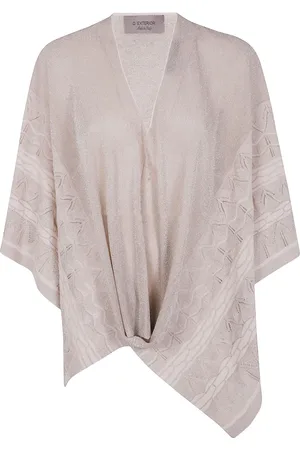 D.EXTERIOR Strickoberteil mit V-Ausschnitt