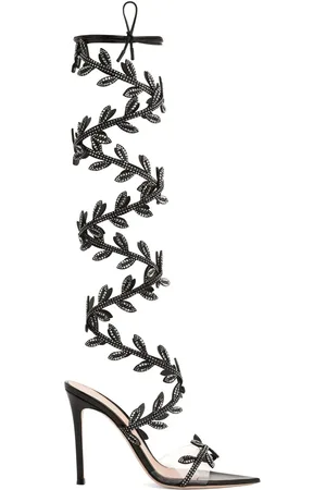 Gianvito Rossi Flavia Sandalen mit Kristallen 105mm