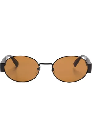 Moschino Sonnenbrille mit ovalem Gestell