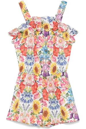 Tartine Et Chocolat Playsuit mit Blumen