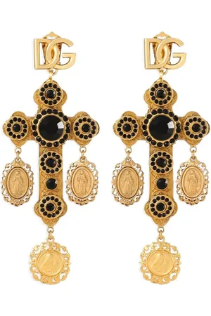 Dolce & Gabbana Hängeohrringe mit Kreuz