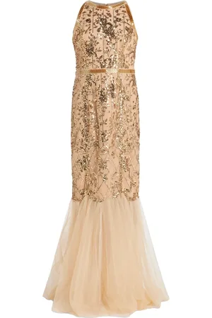 Marchesa Notte Abendkleid mit Pailletten