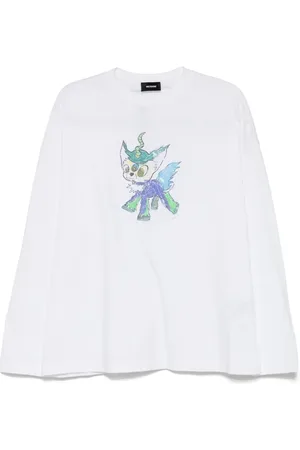 We11 Done T-Shirt mit Monster-Print