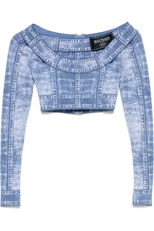 Balmain Oberteil mit Trompe-l