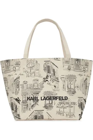 Karl Lagerfeld X Jorge Parra Tote Bag aus Canvas