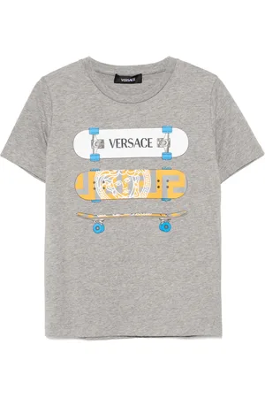 VERSACE T-Shirt mit Skater-Print