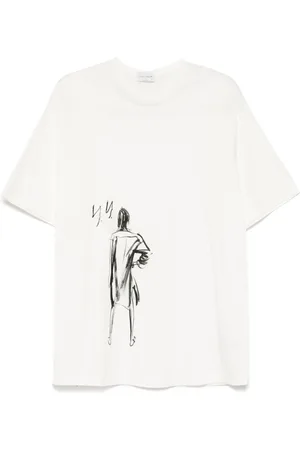 YOHJI YAMAMOTO T-Shirt mit Print