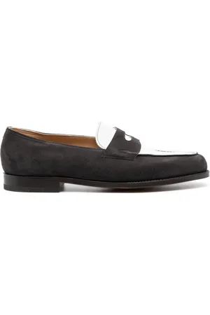 JOHN LOBB Penny-Loafer aus Wildleder