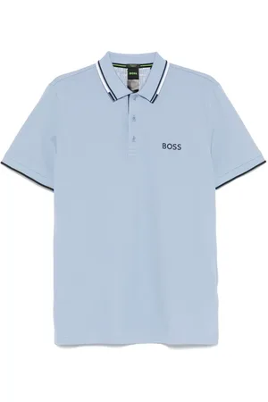 HUGO BOSS Poloshirt mit Kontrastlogo