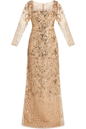 Marchesa Notte Abendkleid mit Pailletten