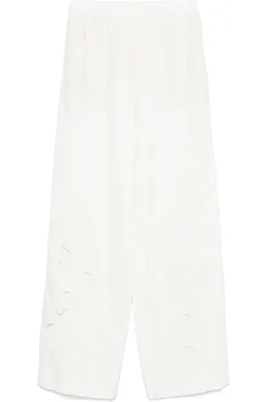 Dorothee Schumacher Hose mit Blumenstickerei