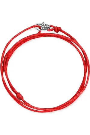 Nialaya Kordelarmband mit Fleur-de-Lis-Prägung