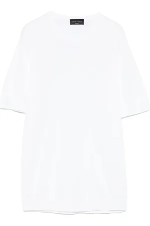 Roberto Collina Fein gestricktes T-Shirt