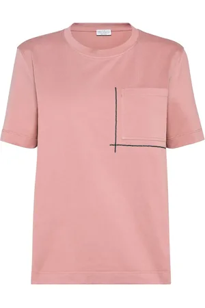 Brunello Cucinelli Verziertes T-Shirt