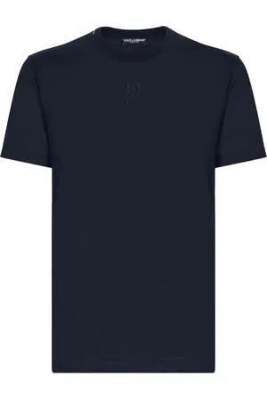 Dolce & Gabbana T-Shirt aus Seide mit Logo