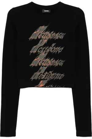 We11 Done Flame T-Shirt mit Logo