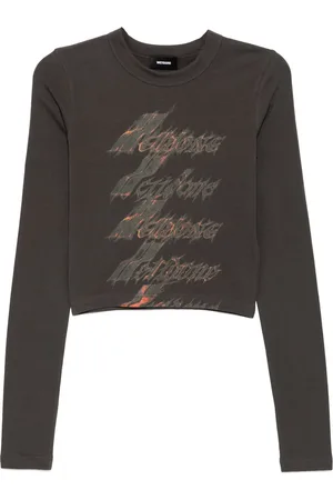We11 Done Flame T-Shirt mit Logo