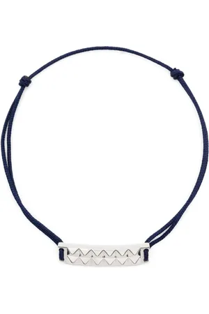Le Gramme Buff-top pyramid-guilloché bracelet