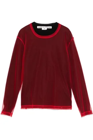 Comme des Garçons Top aus Mesh