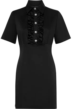 Philipp Plein Minikleid mit Rüschenbesatz