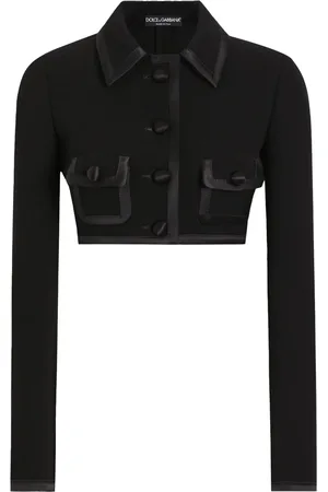 Dolce & Gabbana Geknöpfte Cropped-Jacke
